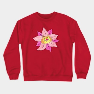 Flower Cat Crewneck Sweatshirt